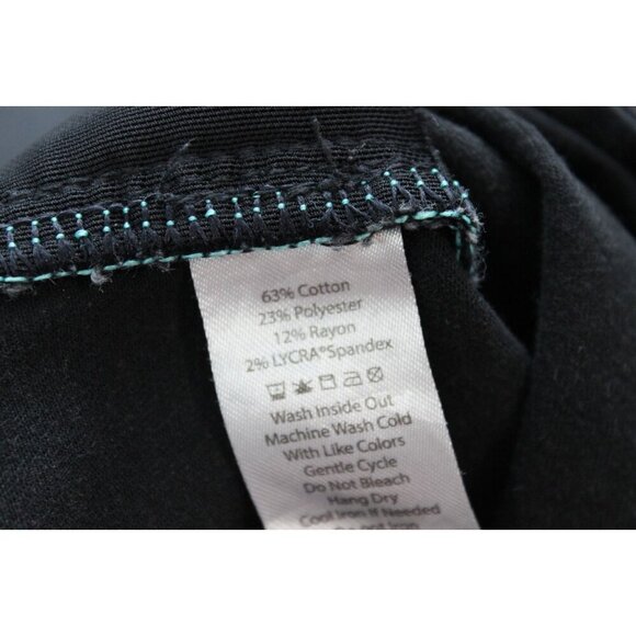 LuLaRoe Jeans Size 28 Black Stretch Denim Skinny Ankle Slimming Comfort Mid Rise - Picture 12 of 12